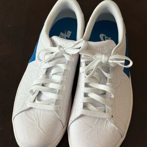 Nike White and Blue Air Sneakers